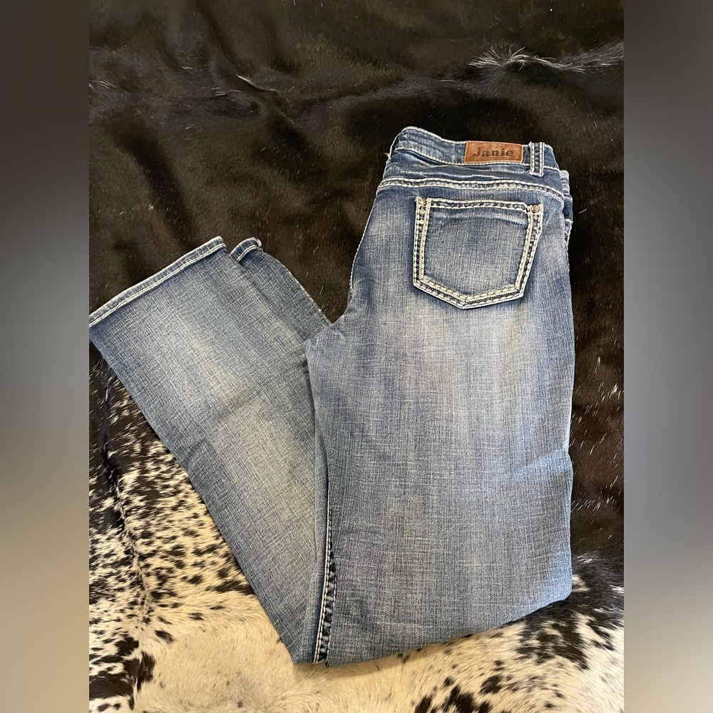 EUC Janie Jeans size 19 ( 38‎ x 11 x 32.5) Comfortable Riding Western Jeans